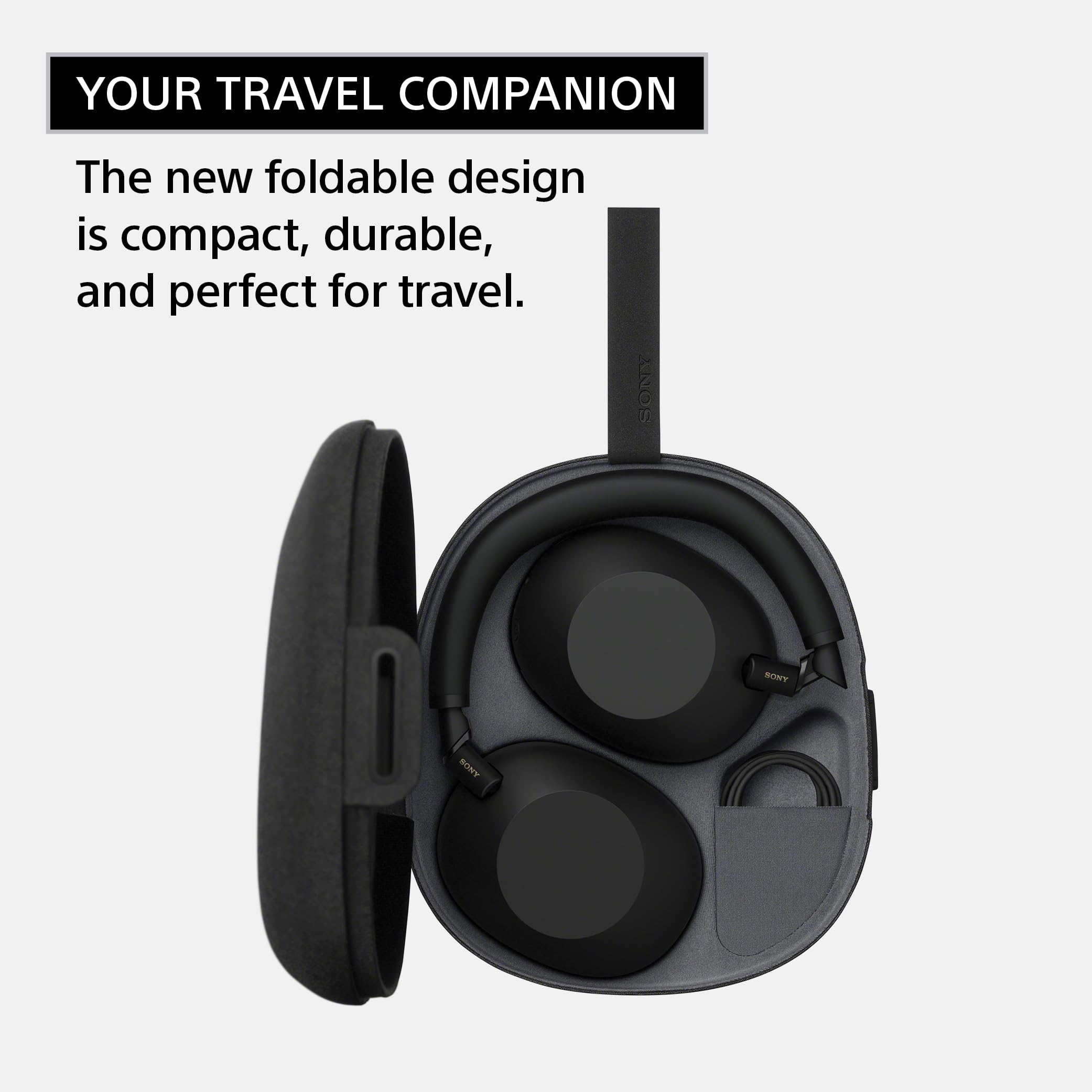 Sony WH-1000XM6 The Best Wireless Noise Canceling Headphones, HD NC Processor QN3, 12 Microphones, Adaptive NC Optimizer, Mastered by Engineers, Studio-Quality- Black — Amazon image 7
