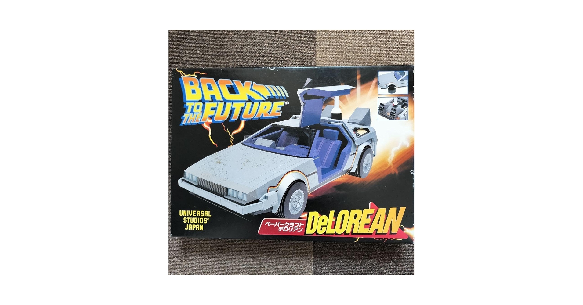 20周年記念デロリアン ペーパークラフトキット & ナンバー