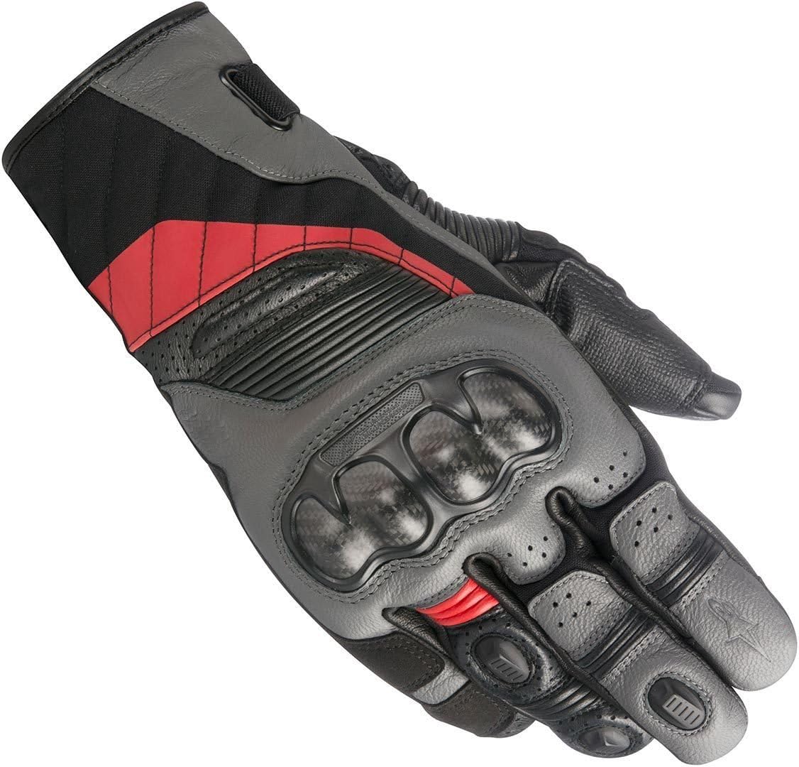 Alpinestars Belize Drystar Men’s Street Motorcycle Gloves – Black/Anthracite/Red/Medium Alpinestars Belize Drystar Men’s Street Motorcycle Gloves – Black/Anthracite/Red/Medium
