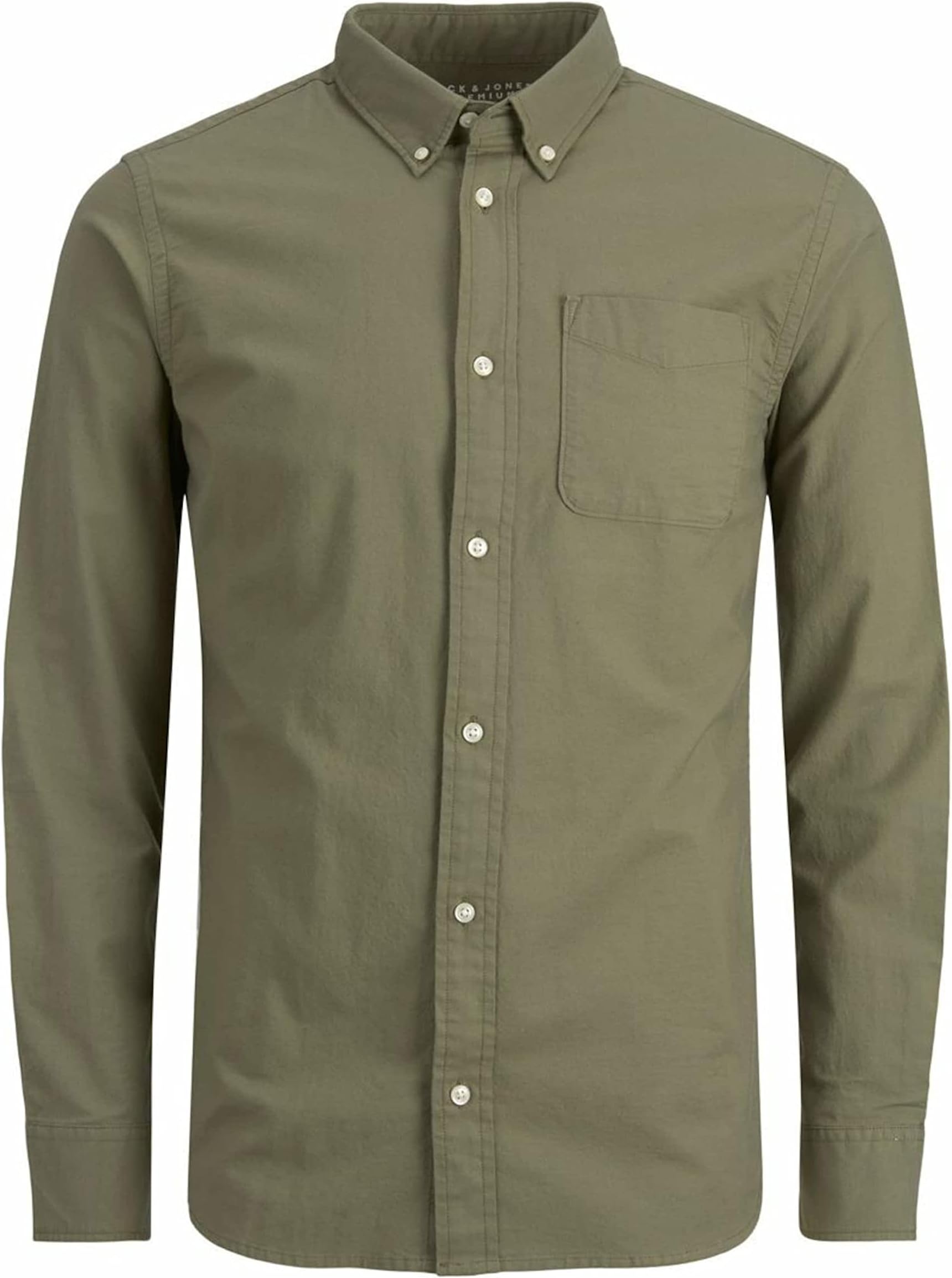 JACK & JONESMen's Jprblubrook Oxford Shirt L/S Noos