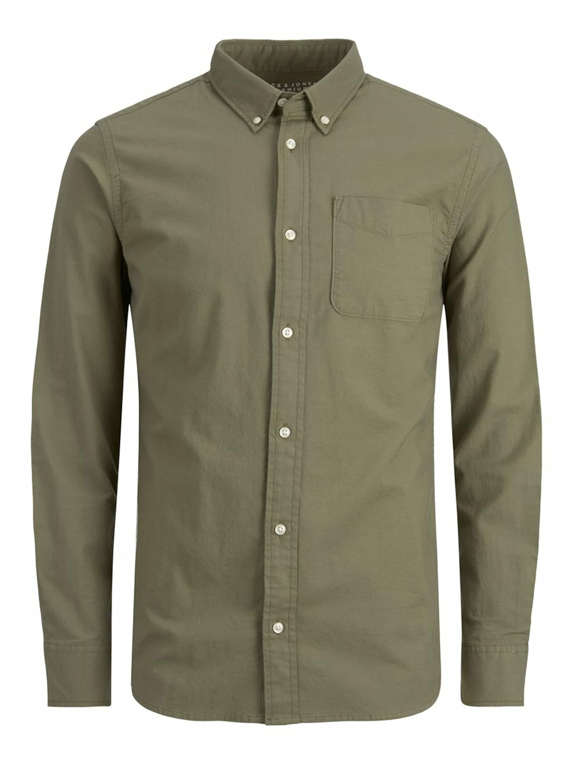 JACK & JONESMen's Jprblubrook Oxford Shirt L/S Noos