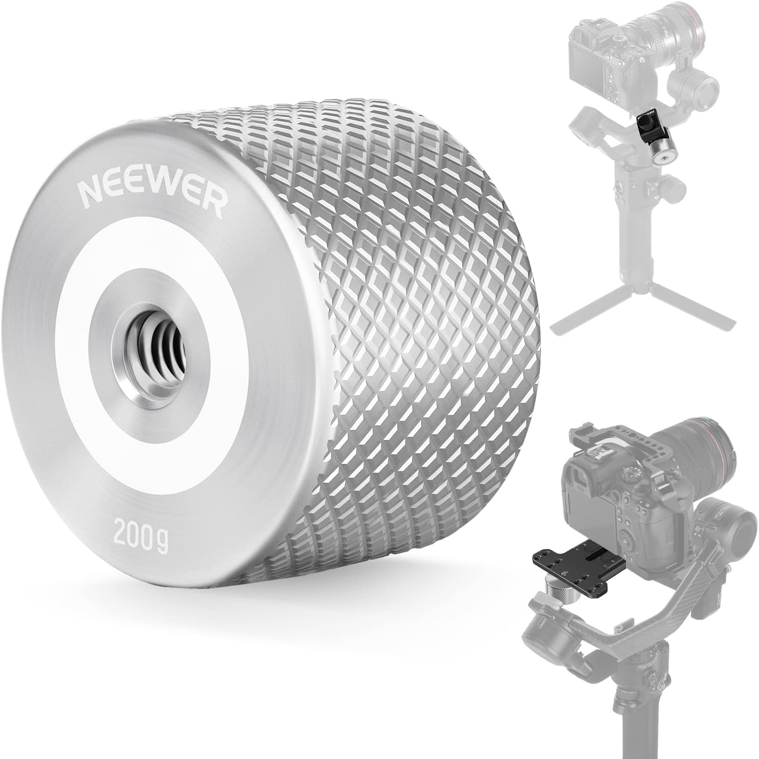 NEEWER Stackable 200g Gimbal Counterweight for Balancing