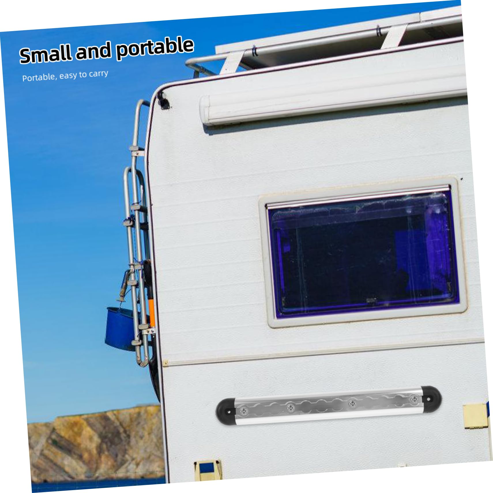 ULTECHNOVO 3piezas Guía De Fijación Versátil para Remolque Riel De Seguridad Compatible Diferentes De Guías RV Instalación Rápida y Fácil para Asegurar Equipaje Viaje