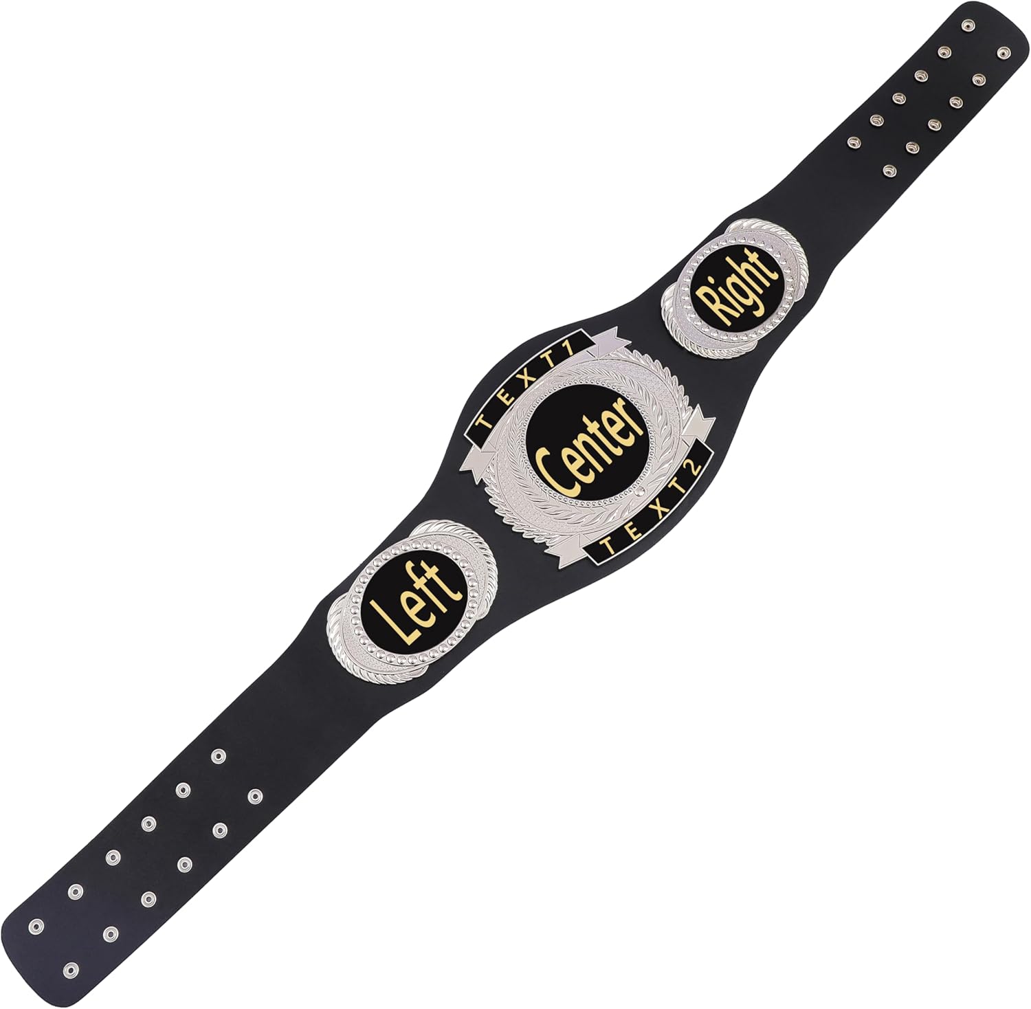 Custom Championship Belt Adult, Championship Belt Award Trophy Prize Gift Wrestling belt Taekwondo/Boxing/Judo/Kung Fu/Fantasy Football Belt (Silver championship belt)