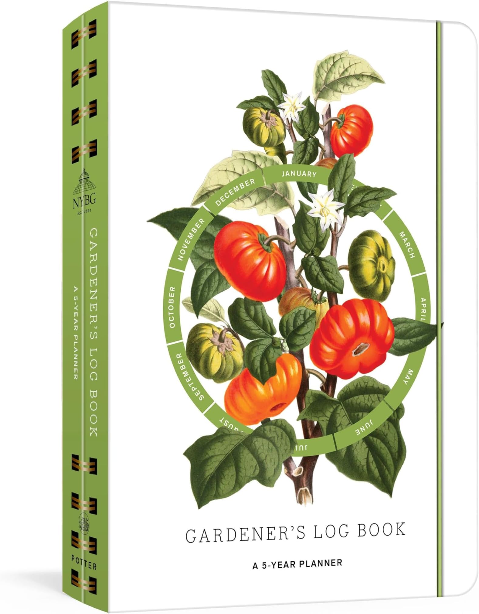 Gardener's Log Book:2019 A 5-Year Planner (New York Botanical Garden)