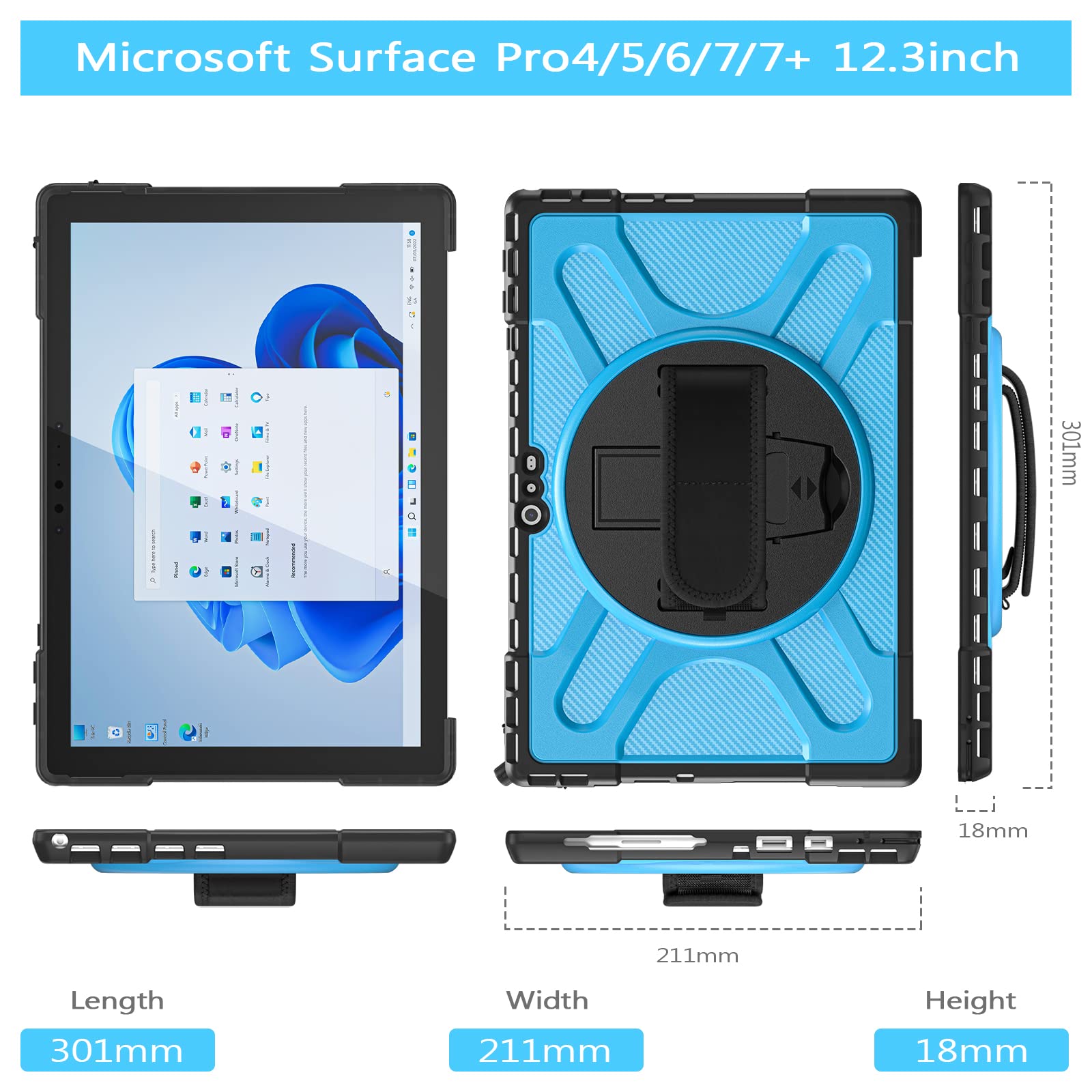 ラック　Surface pro 7 Amazon.co.jp: ZXHYliang Microsoft Surface Pro 7 Plus/Pro 7 / Pro 6