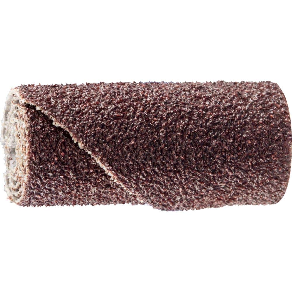 PFERD 41570 Untapered Cartridge Roll, Aluminum Oxide A, 1/2" Diameter x 1" Length, 1/8" Arbor Hole, 120 Grit, 18000 Max RPM (Pack of 50)