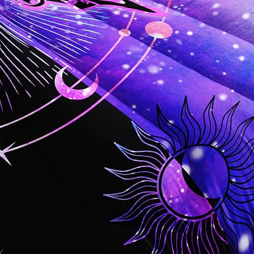 Miniatura 6 de Datura home - Juego de edredón de mariposa azul y negro para niñas y mujeres, juego de ropa de cama bohemio con estampado de mandala de mariposa,