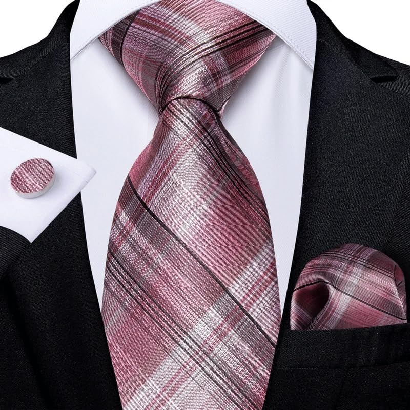 Corbata para hombre 8 cm de ancho, boda y fiesta miniatura 3