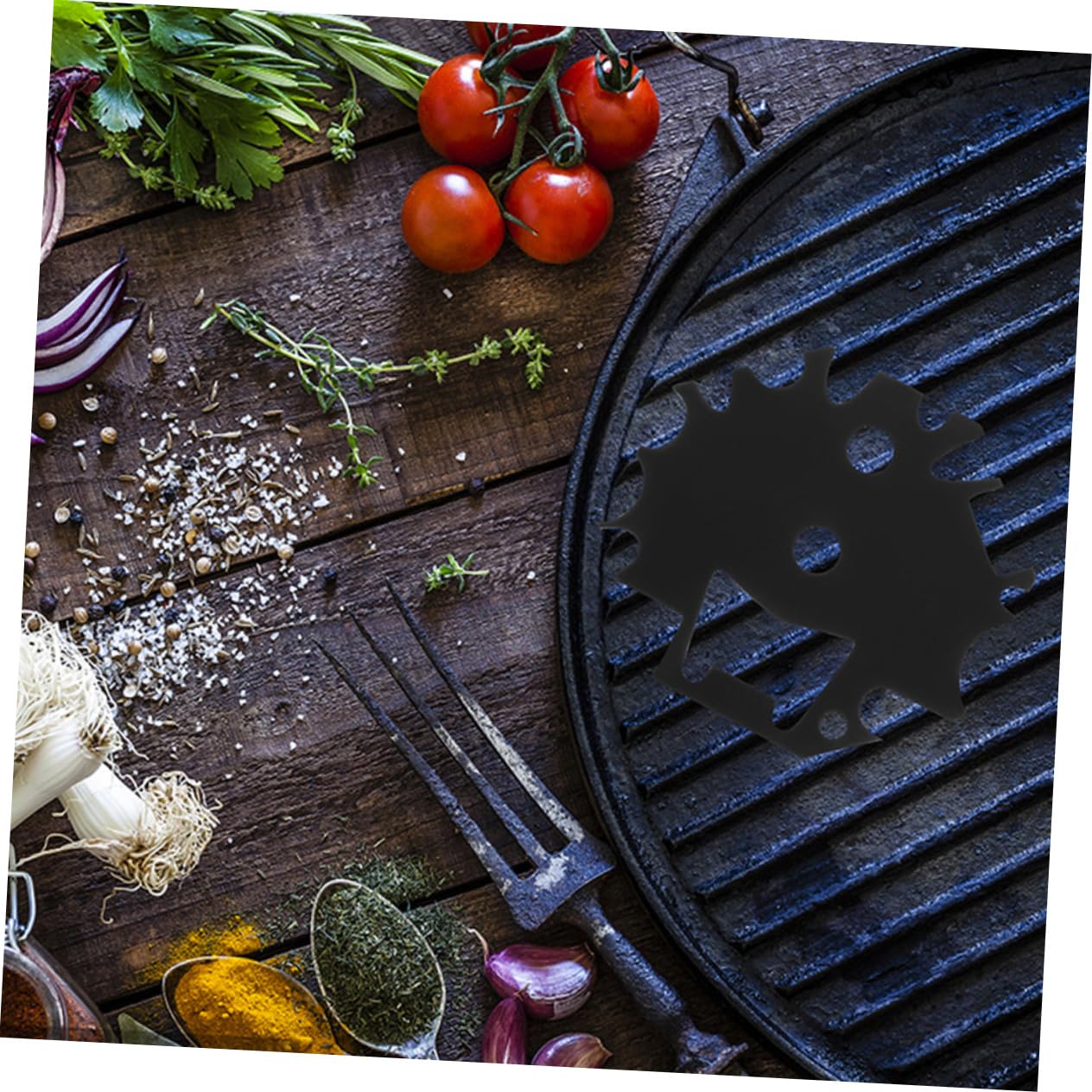 Kisangel 3 Set Raschietto Per Barbecue Inossidabile Utensili Per Pulizia Pulizia E Ergonomico Per Graticole E Ghisa 2 Pezzi*3