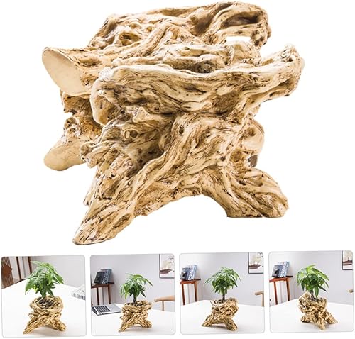 Miniatura 6 de Happyyami Maceta de resina para interior y tronco de árbol