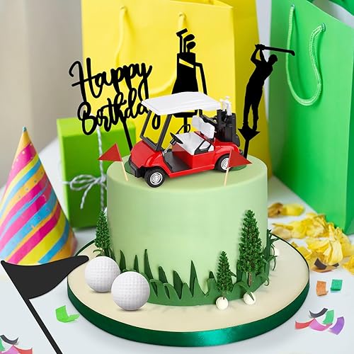 Miniatura 189 de Hooqict 26 piezas de decoraciones de pasteles de los años 80 y 90, decoraciones retro de los años 80 de hip hop con bolas de purpurina para cupcakes