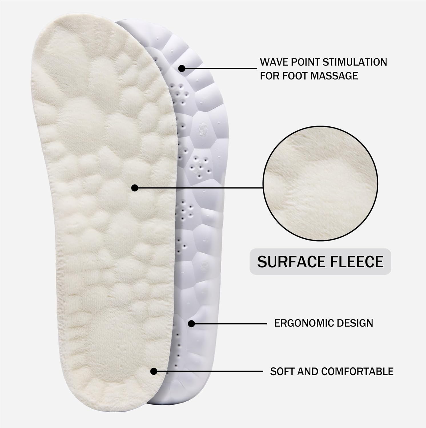 UUBARIS House Slippers for Men Women Furry Slip On Sock Shoes For Traval Indoor Yoga With Thickened Sole - Image 5