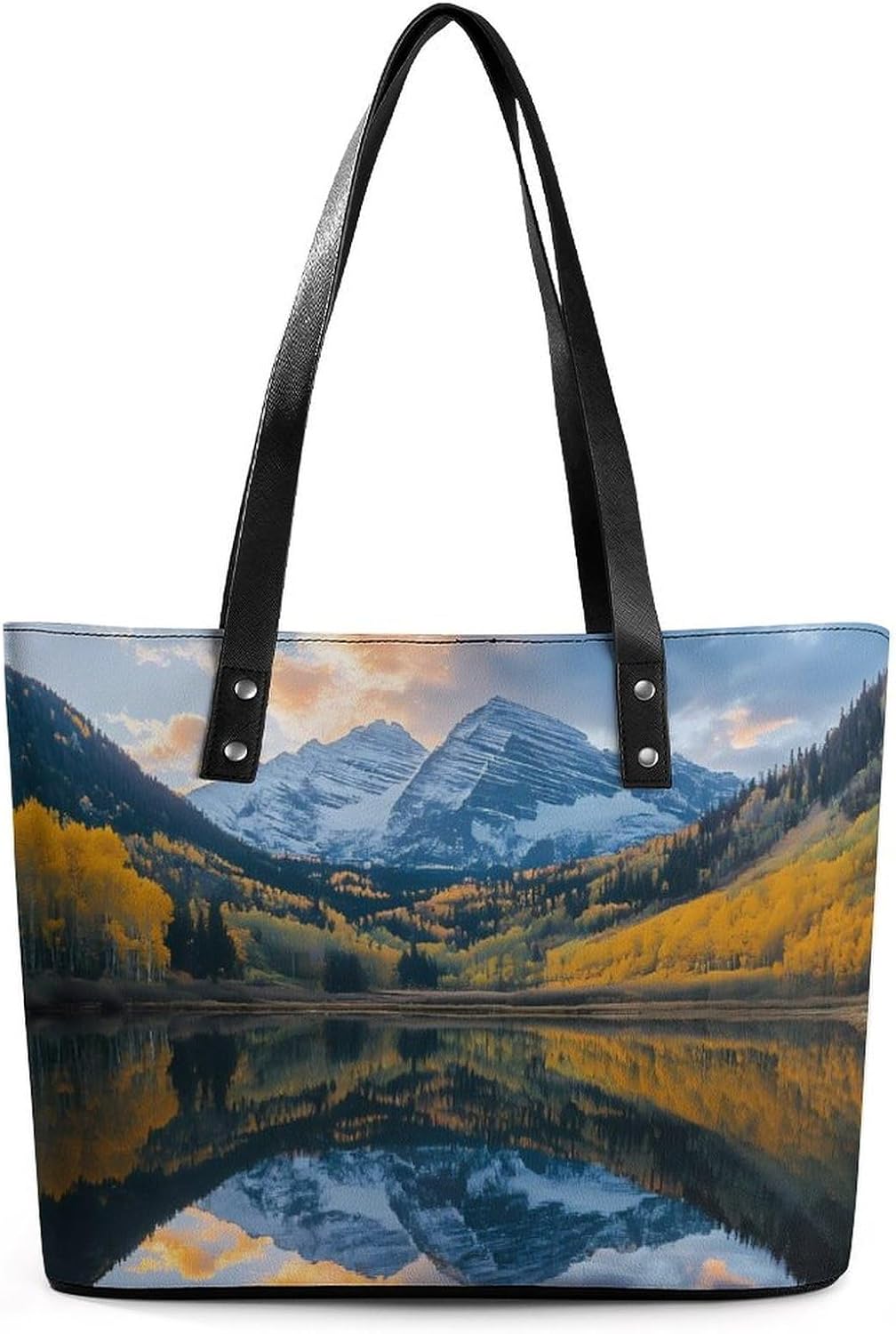 Aspen Morning Women's Satchel Handbags Tote Shoulder Bag Purses for Travel Shopping Work