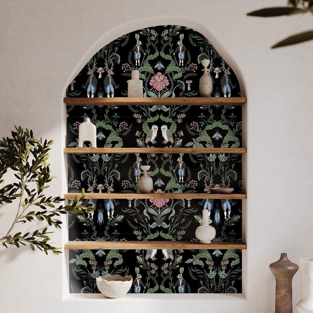 Bloemen Behang Vintage | Petals in Ink - Silken Taupe