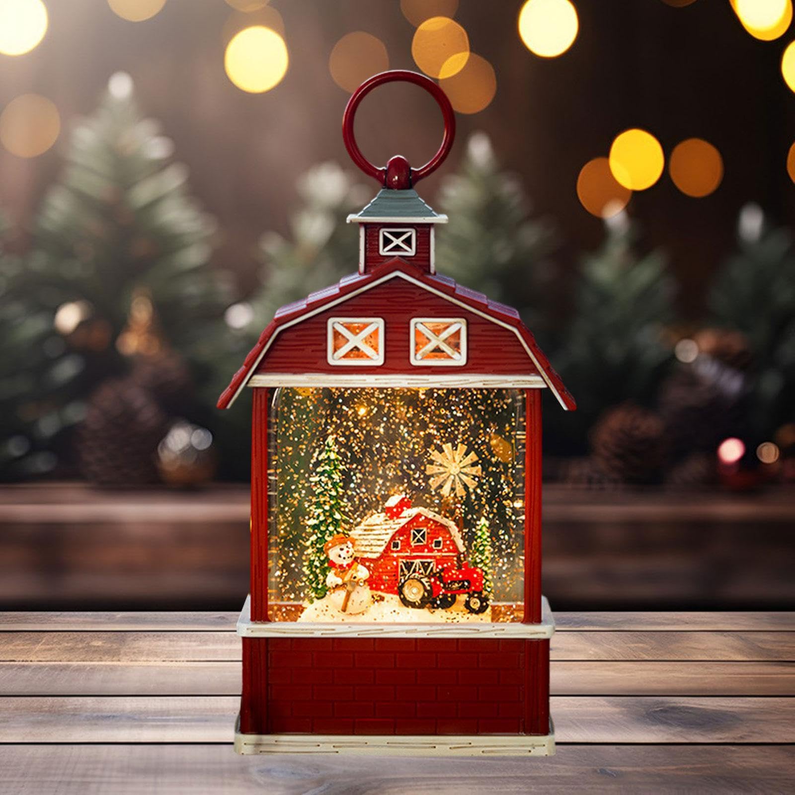 Tragbare Schneekugel Lichterketten für Weihnachten – leicht zu transportieren und ein wunderschönes Geschenk für Freunde und Familie während der Festtage. Schneekugel Lichterketten für