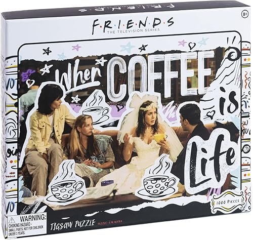 Miniatura 5 de Paladone Friends Coffee is Life - Rompecabezas de 1000 piezas, producto oficial