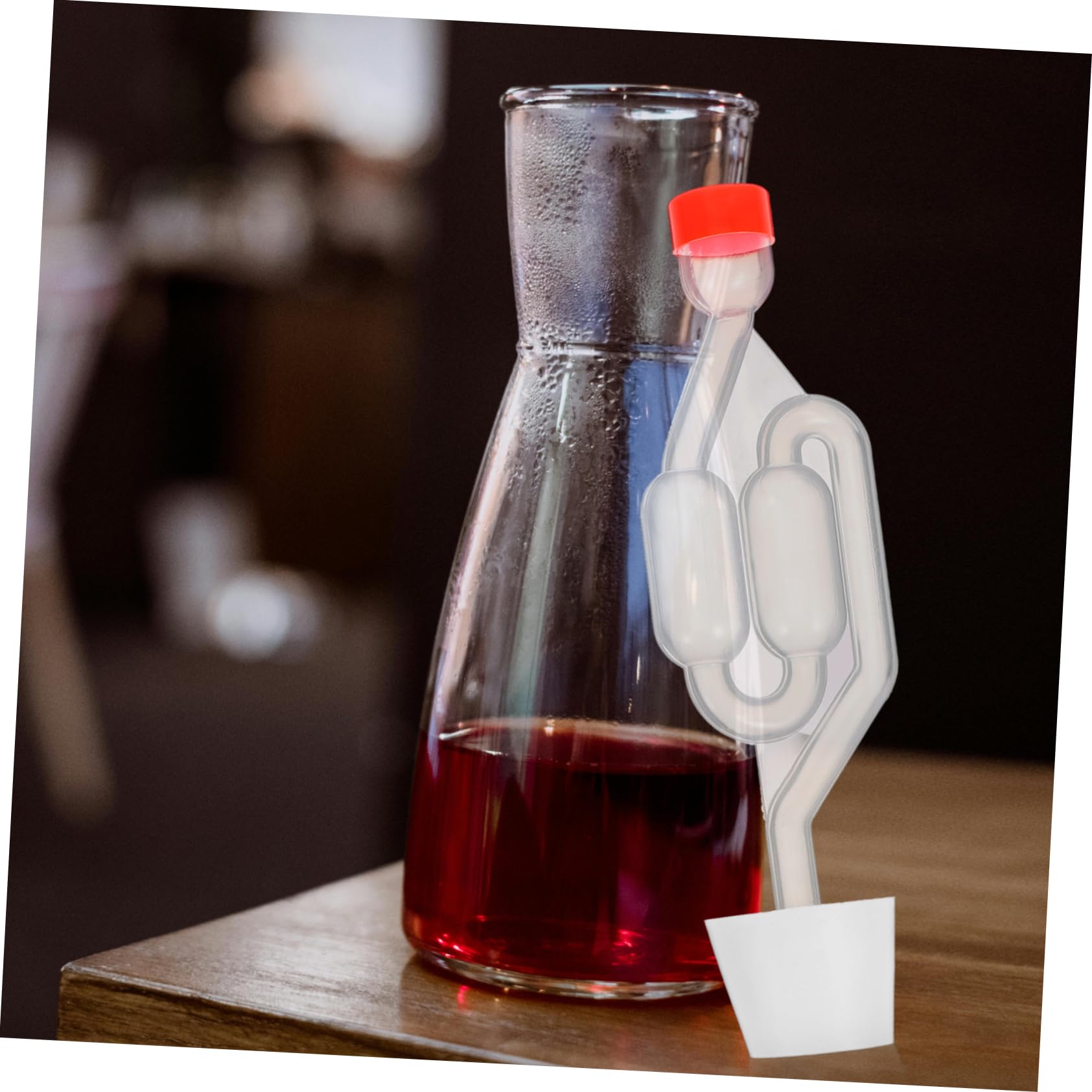 OKUMEYR Homebrew Accessories S-shape Stoppers for Beer Wine Cider One-way Sealing Prevents