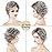 TISHINING Layered Short Blonde Pixie Wigs for White Women Dark Brown Ombre Blonde Pixie Cut Wig with Bangs Synthetic Natural Looking Daily Party Wig