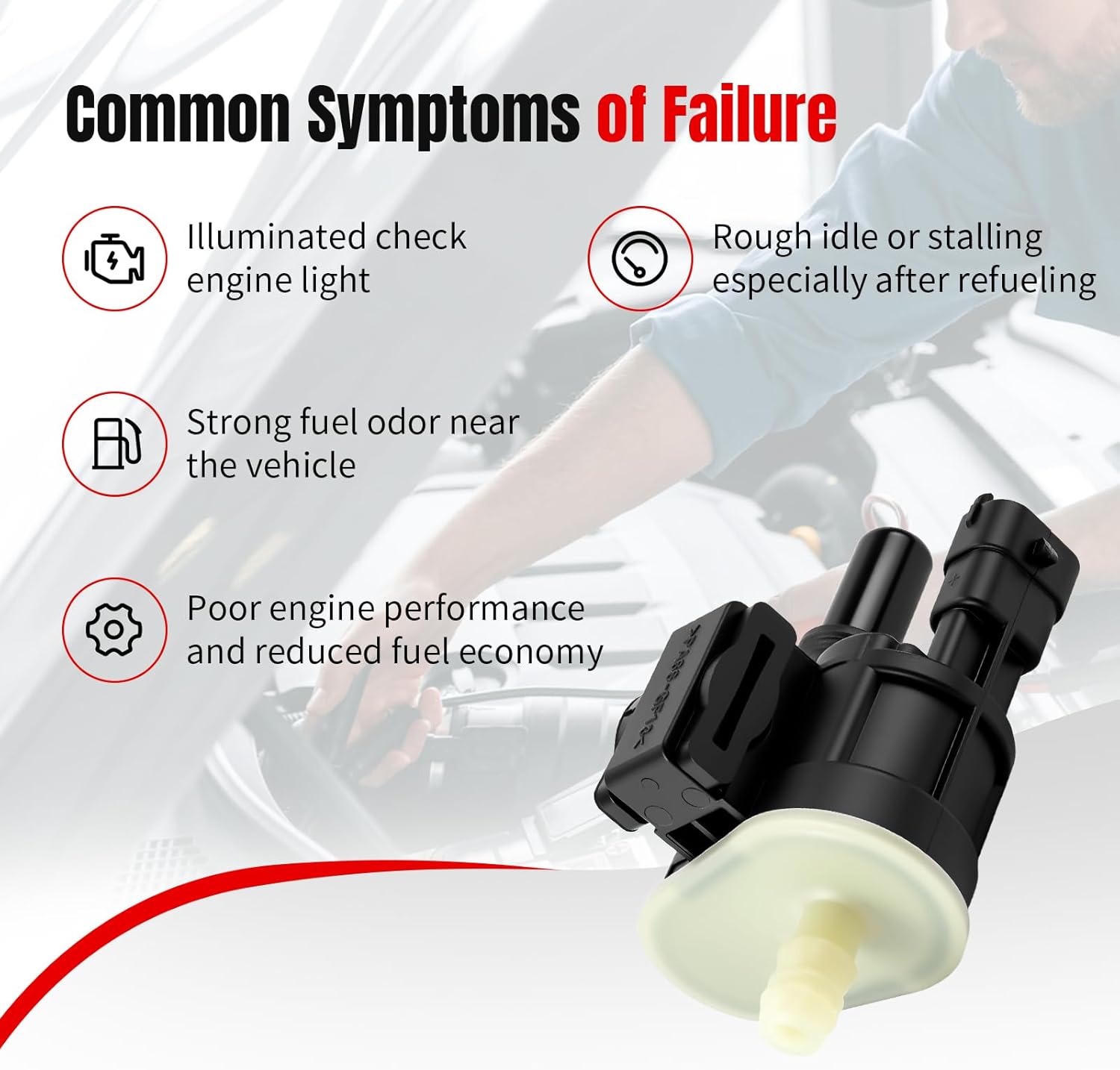 Vapor Canister Purge Valve Fit for 2015-2023 Dodge Charger Challenger Durango, 14-22 Jeep Grand Cherokee Wrangler, Ram 1500 Chrysler 300 Grand Caravan 13 14 15 16 17 18 19 20 21 22 23 24, 911-410