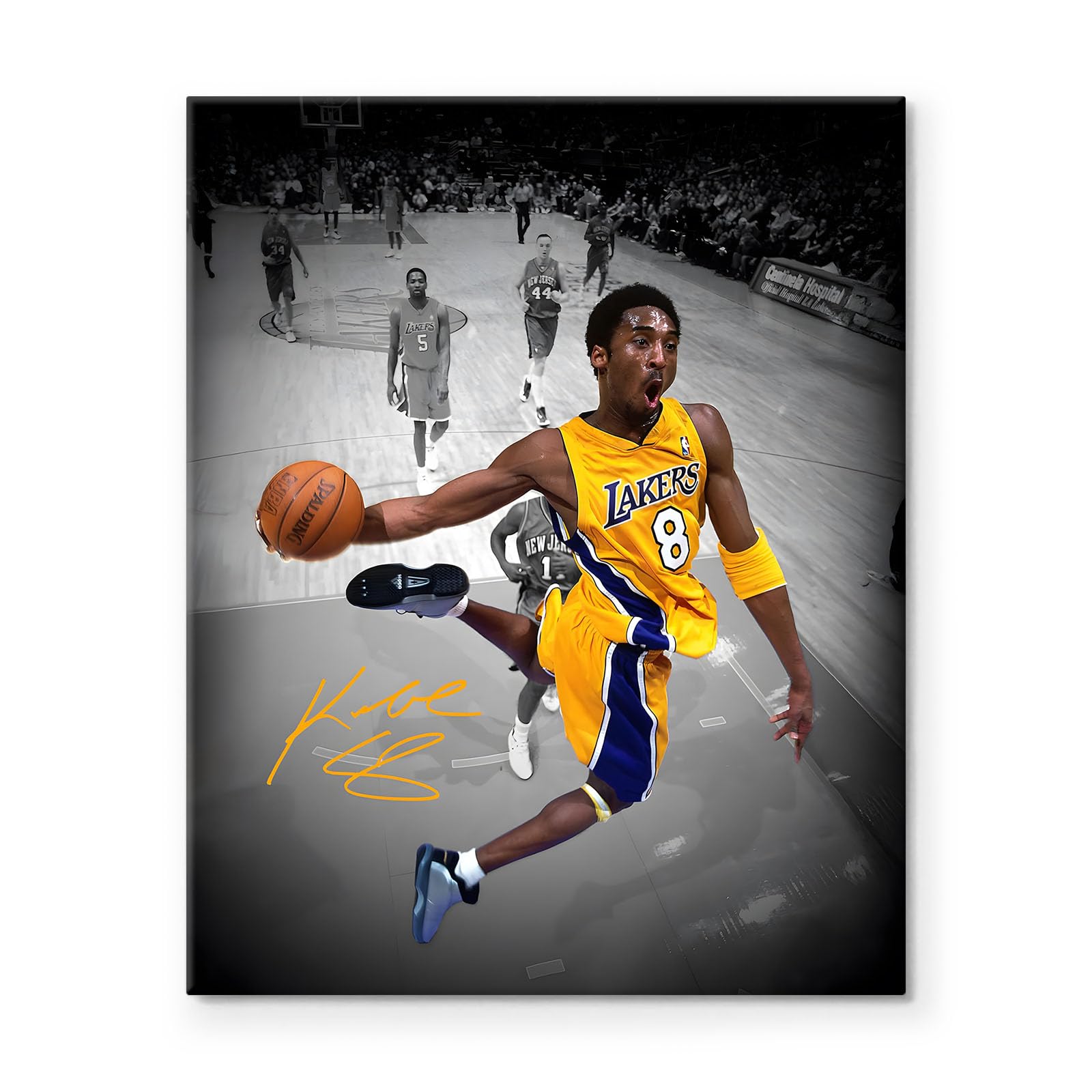 Amazon.com: Kobe Bryant Canvas Wall Art Decor - 16X20 inch Iconic