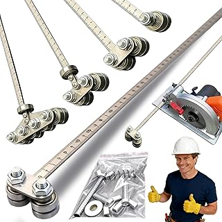 Positioning Calipers for Precise Measurements & Easy Wood Cutting, 19.68" Stainless Steel Measuring Tool for Circular Saws, Adjustable Cutting Guide Rail, Precision Caliper Guide for Furniture Making