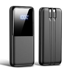 Portable Charger Power Bank 20000mAh Fast Charging Portable Battery Pack with Built in 22 5W USB-C and 20W