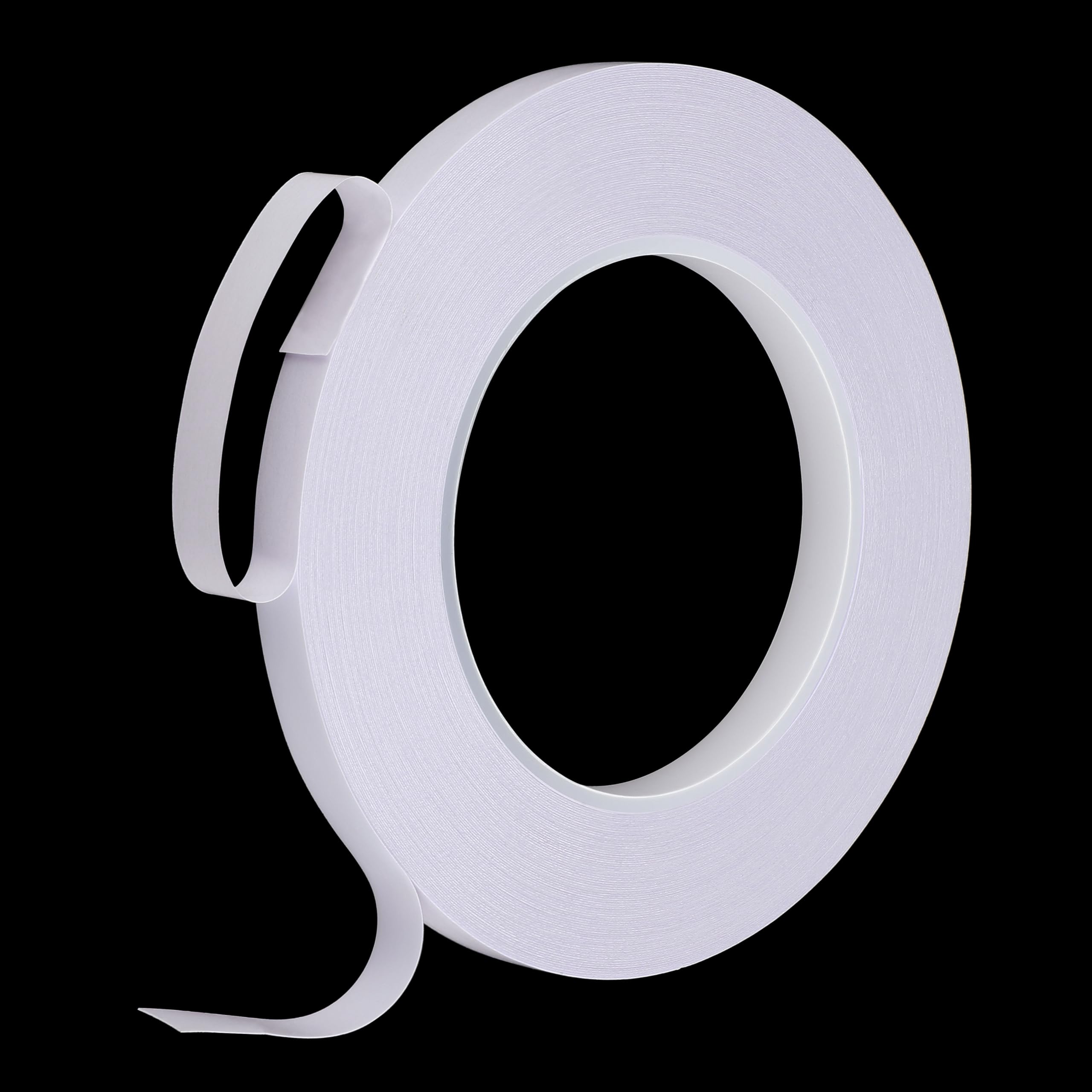 PLAXIARY Double Sided Woodworking Tape 2/5 inch x 82 feet Residue Free Removable Double Sided Sticky Tape for Wood Template, Mounting Boards MDF Edge Banding, CNC Routing, Anchoring