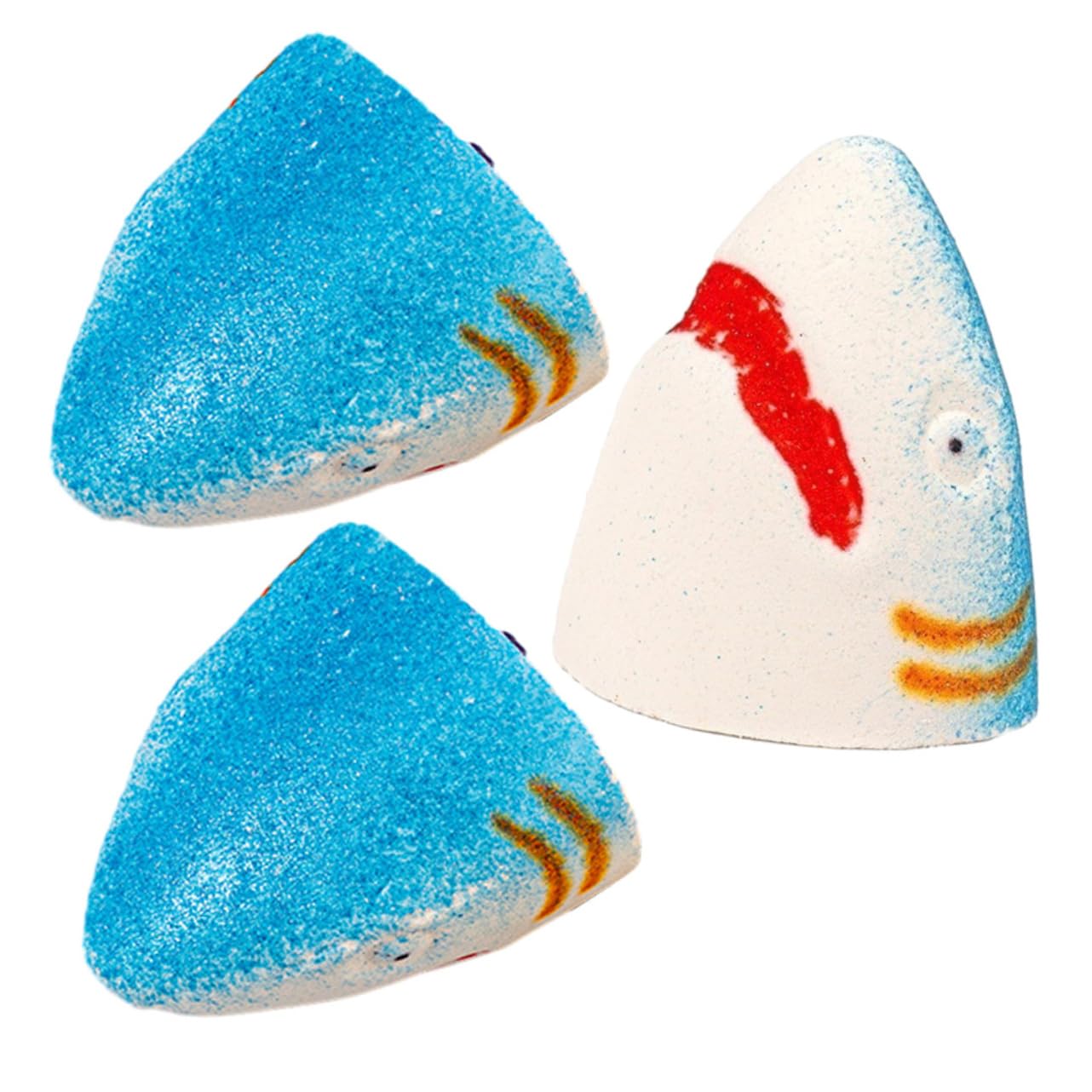 3 Piezas Pelota de Baño de Tiburón Bomba de Sal Aromática Burbujas Ricas