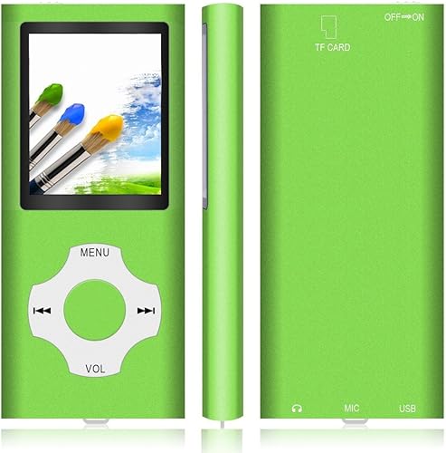 Miniatura 3 de Hotechs - Reproductor de MP3 MP4, reproductor de música MP3 con tarjeta SD de 32 GB Slim Classic Digital LCD pantalla de 1.82 pulgadas, mini puerto