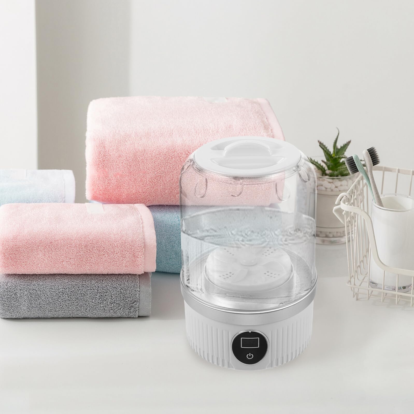 Mini Lavadora Portátil Lavadora Compacta Para Ropa Interior Recargable