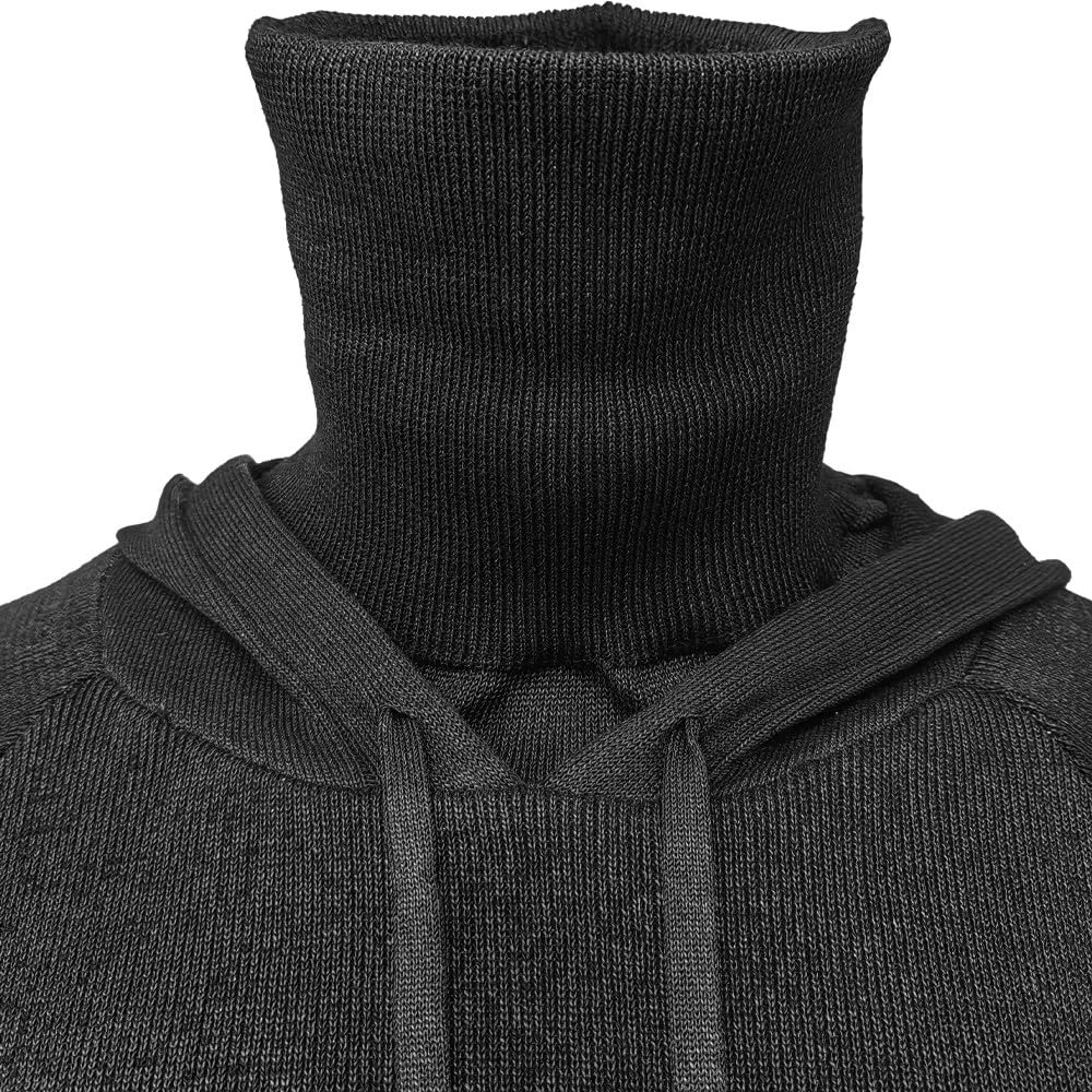 Felpa con Cappuccio Antitaglio di Livello 5, con Protezione per Il Collo, Abbigliamento Protettivo per Esterni, Abbigliamento di Sicurezza Antitaglio per Autodifesa XL