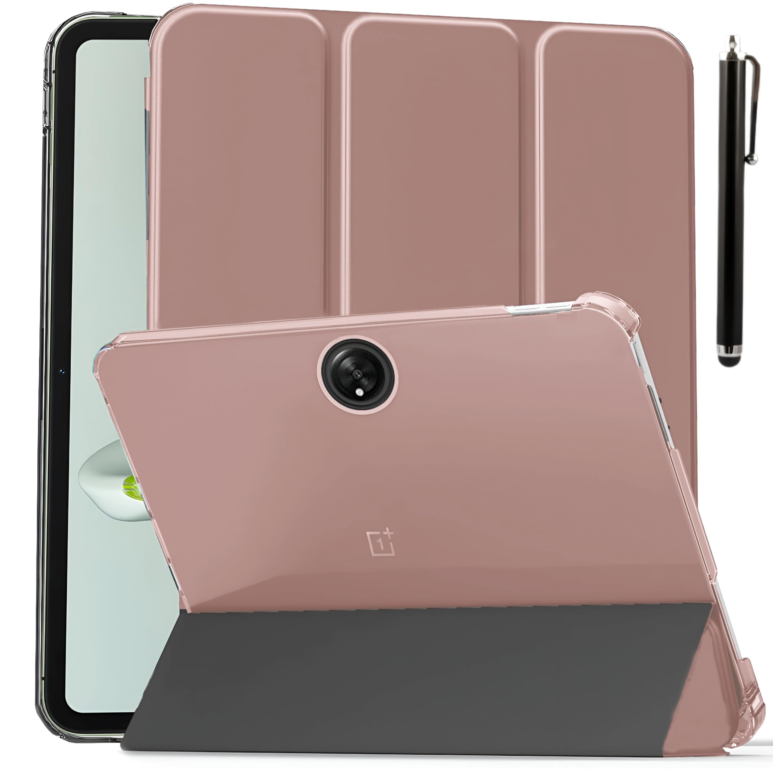 ProElite Cover for OnePlus Pad Go 11.35 inch Case Cover, Transparent Flip Case Cover for OnePlus Pad Go 11.35 inch 2023 with Stylus, Support Auto Sleep Wake, Rose Gold (B0CPY7HT3J) Amazon Price History, Amazon Price Tracker