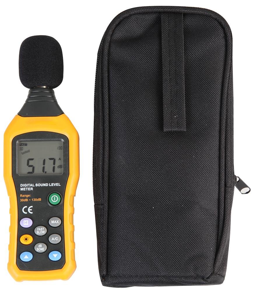 Duratool A And C Weighted Digital Sound Level Meter - 30Db To 130Db
