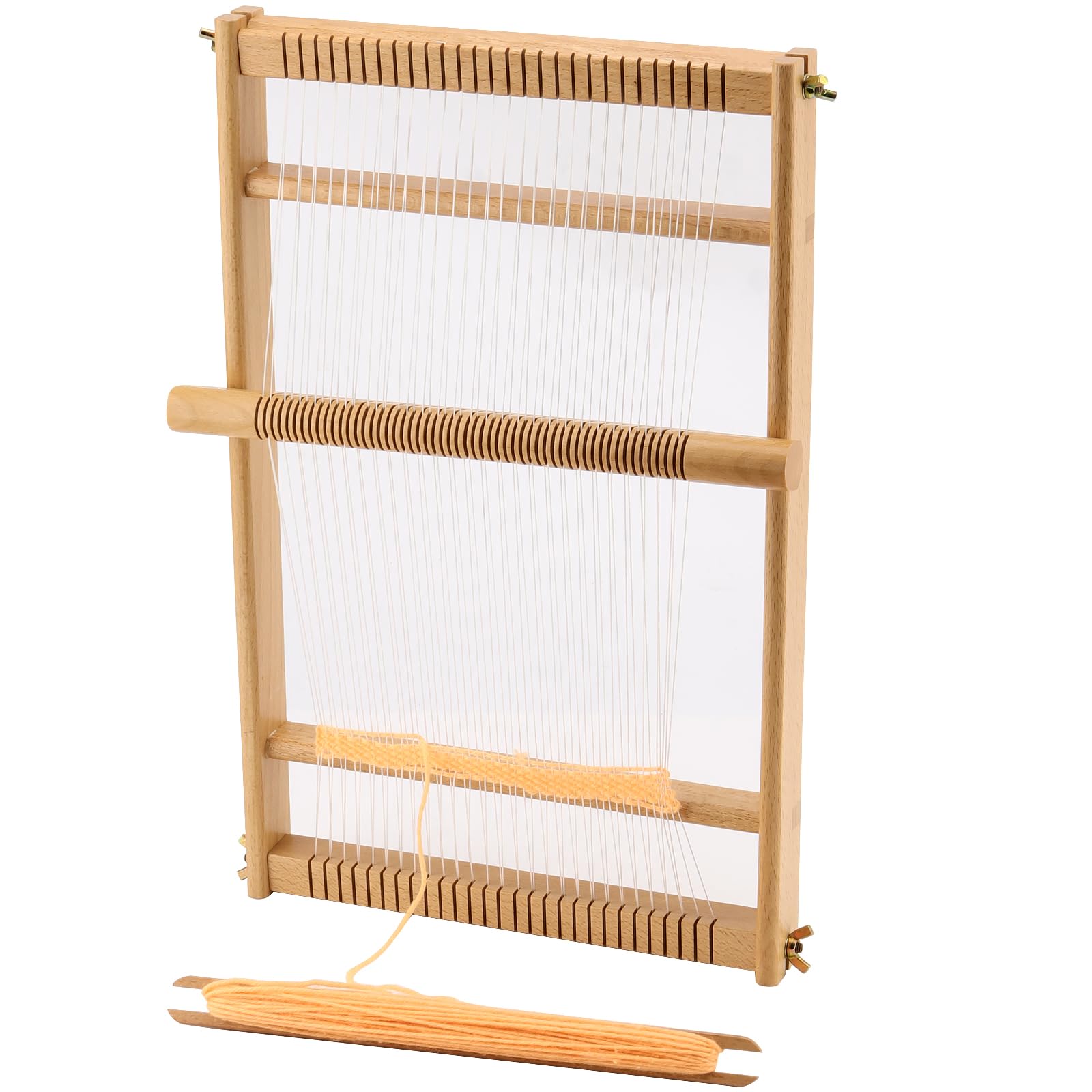 UNGFEI Kit di telaio in legno da 38 x 28 cm, telaio per tessitura, kit fai da te in legno per adulti principianti progetti realizzati a mano