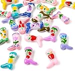 Craftdady 200 pcs Formes mélangées & Couleurs Lampwork Perles en verre Perles molles Fit La plupart des principaux bracelets de charme 4-20x4-20mm Trou: 1-2.5mm