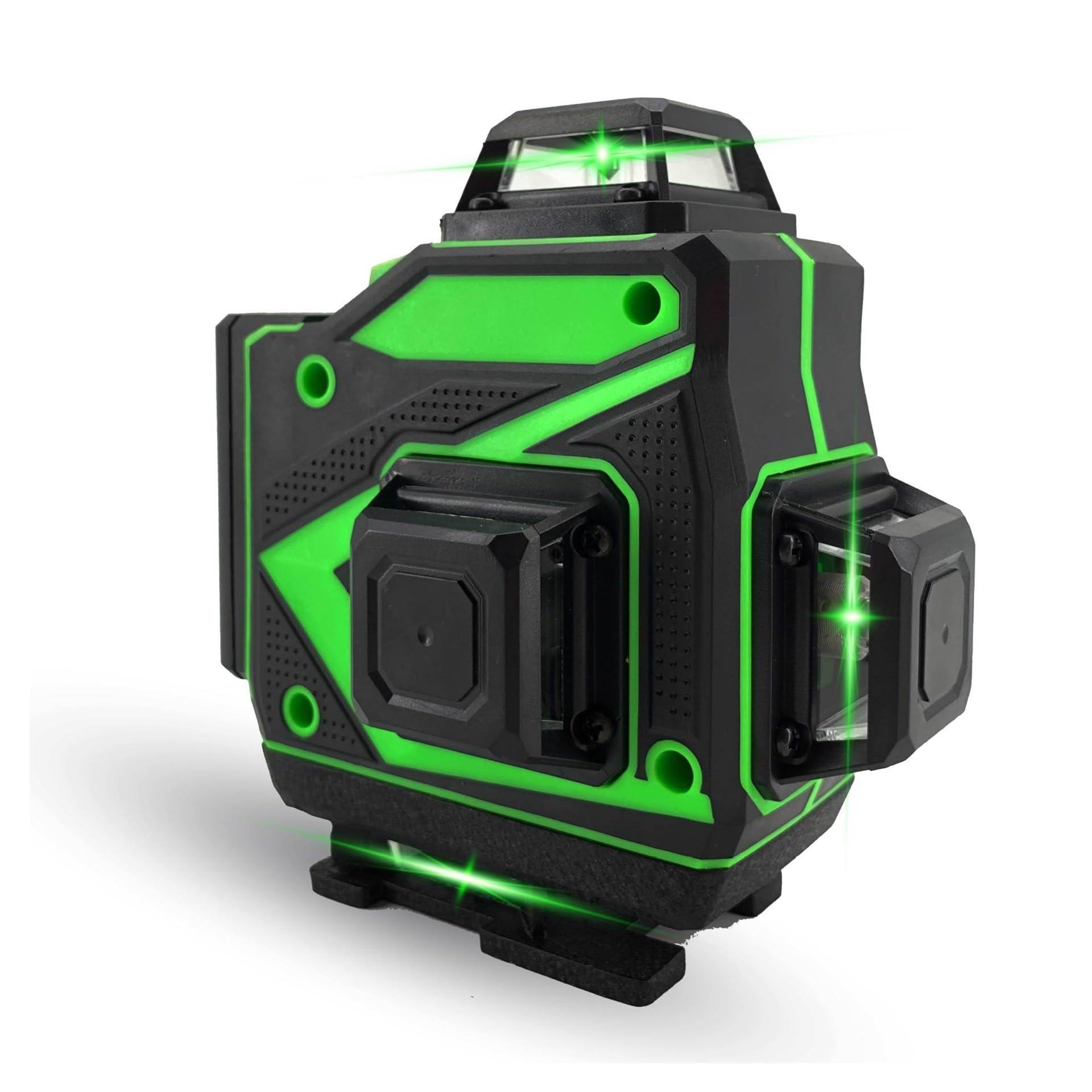 Dalmierz laserowy, Profesjonalna Poziomica Laserowa 16 Linii Ze Statywem Zielony 360° Samopoziomujący