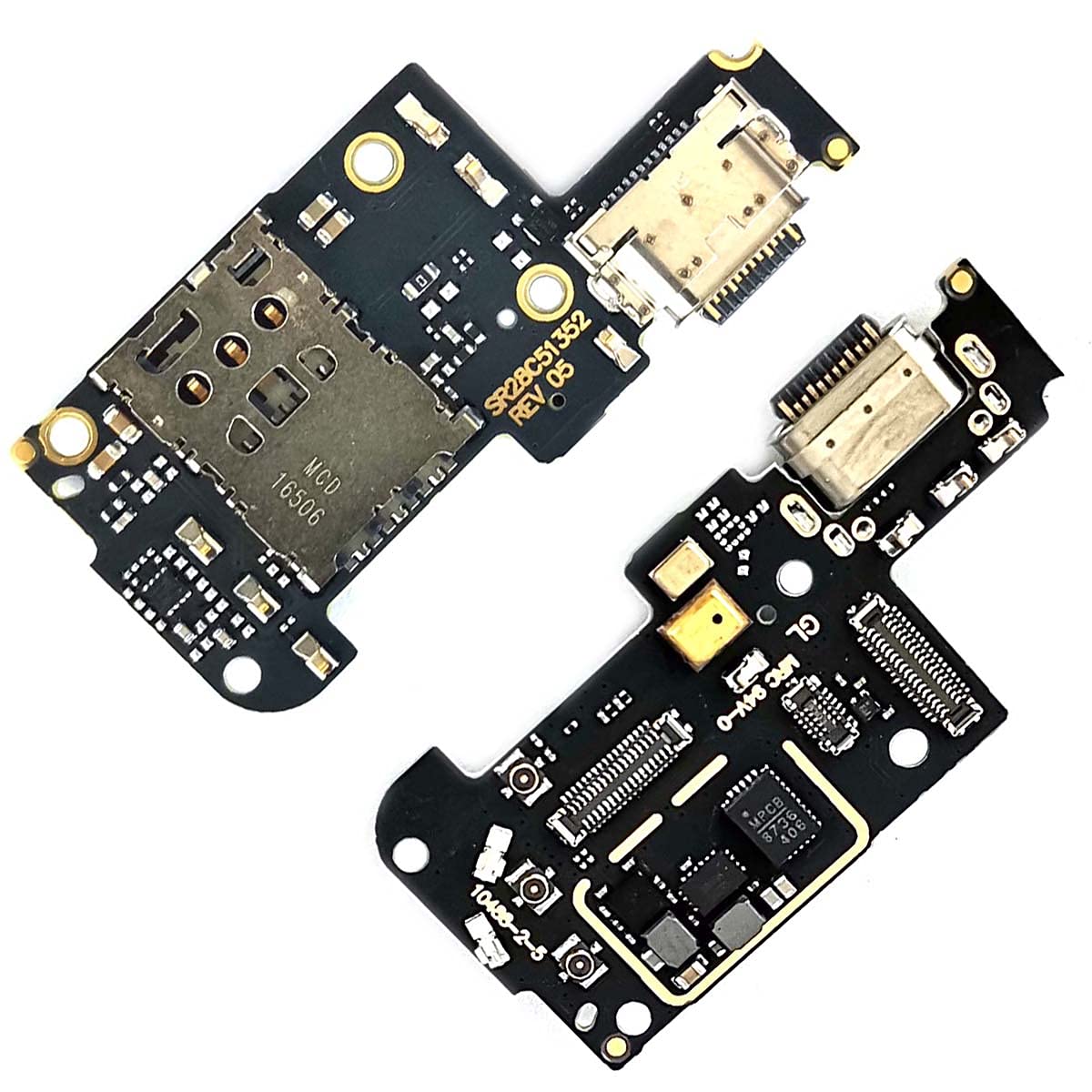 FainWan USB Charger Charging Port Dock Connector Ribbon Flex Cable PCB Board Replacement Compatible with Motorola Edge+ Plus 6.7 inch