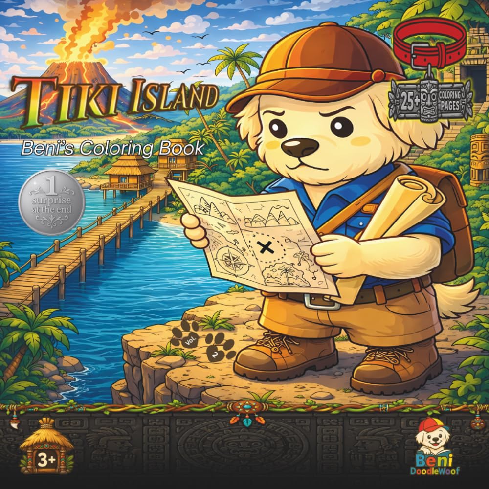 Beni's Coloring Book: Tiki Island (Into the Exotic Unknown)