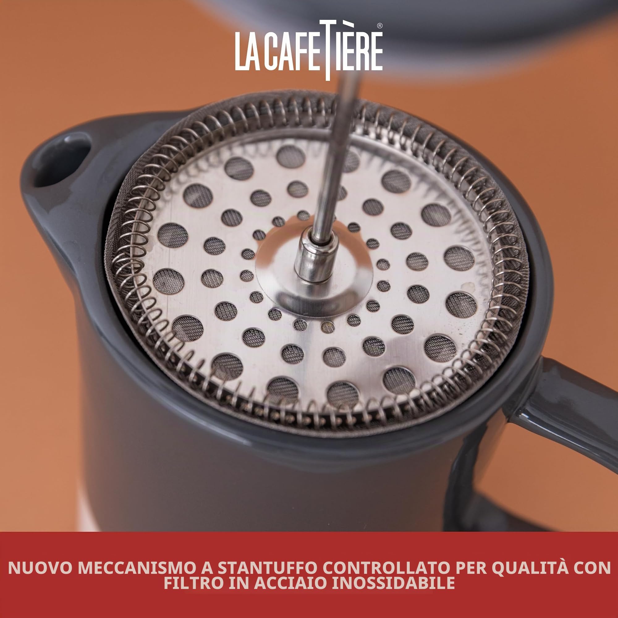 La Cafetiere Barcelona Cool Grey Ceramica 850ml