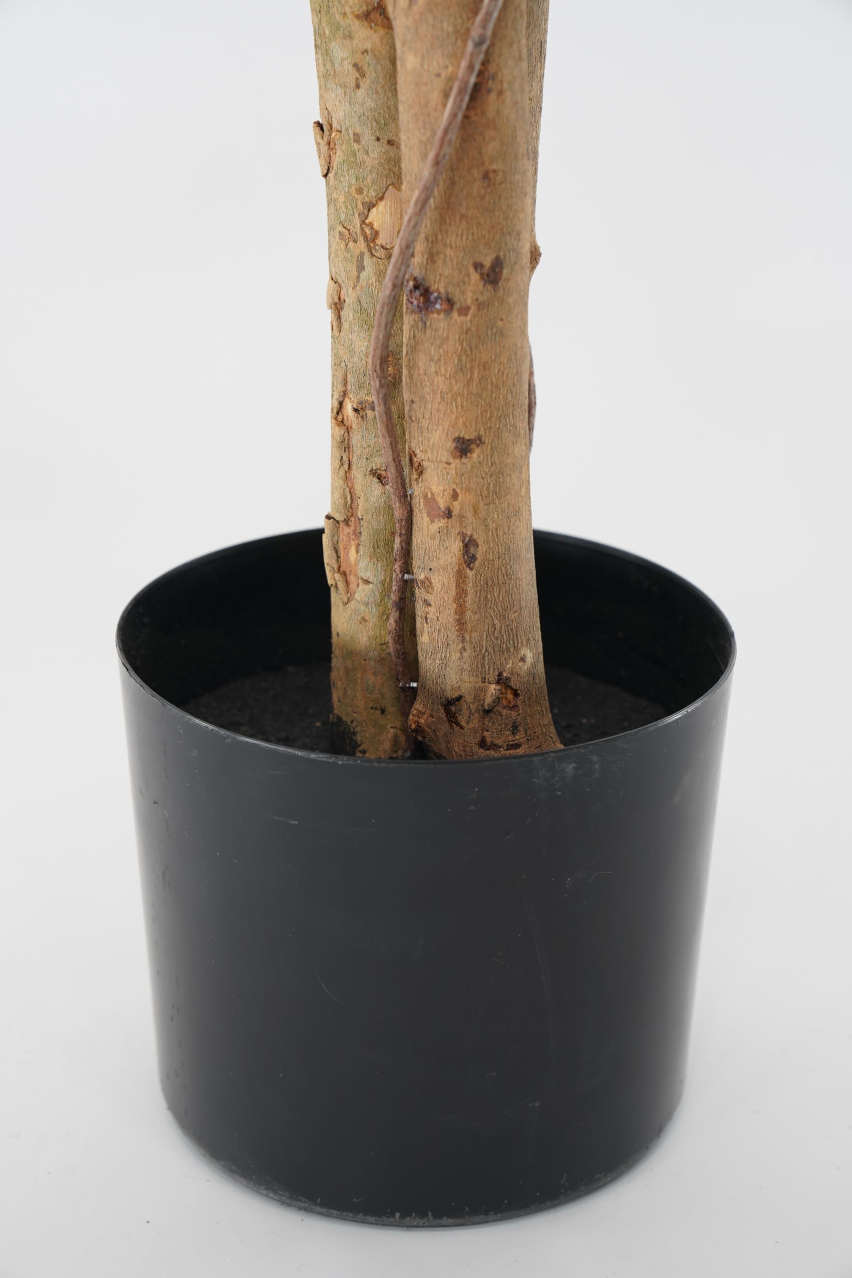 Acero Pianta Sintetica Finta Albero Con Tronco in Legno Naturale e Foglie Poliestere Seta (Fulvia - Acero 180 cm)