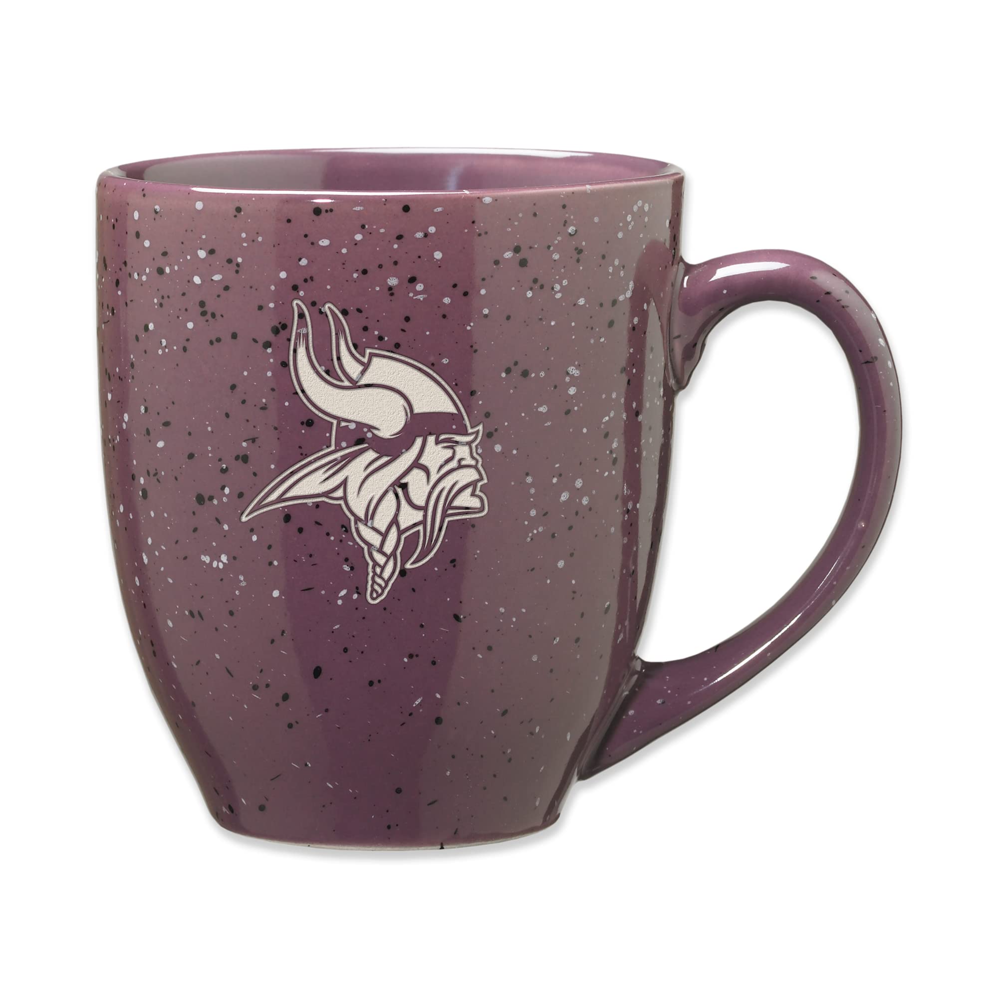 Rico Industries NFL Football 16 oz Team Color Laser Engraved Speckled Ceramic Coffee Mug