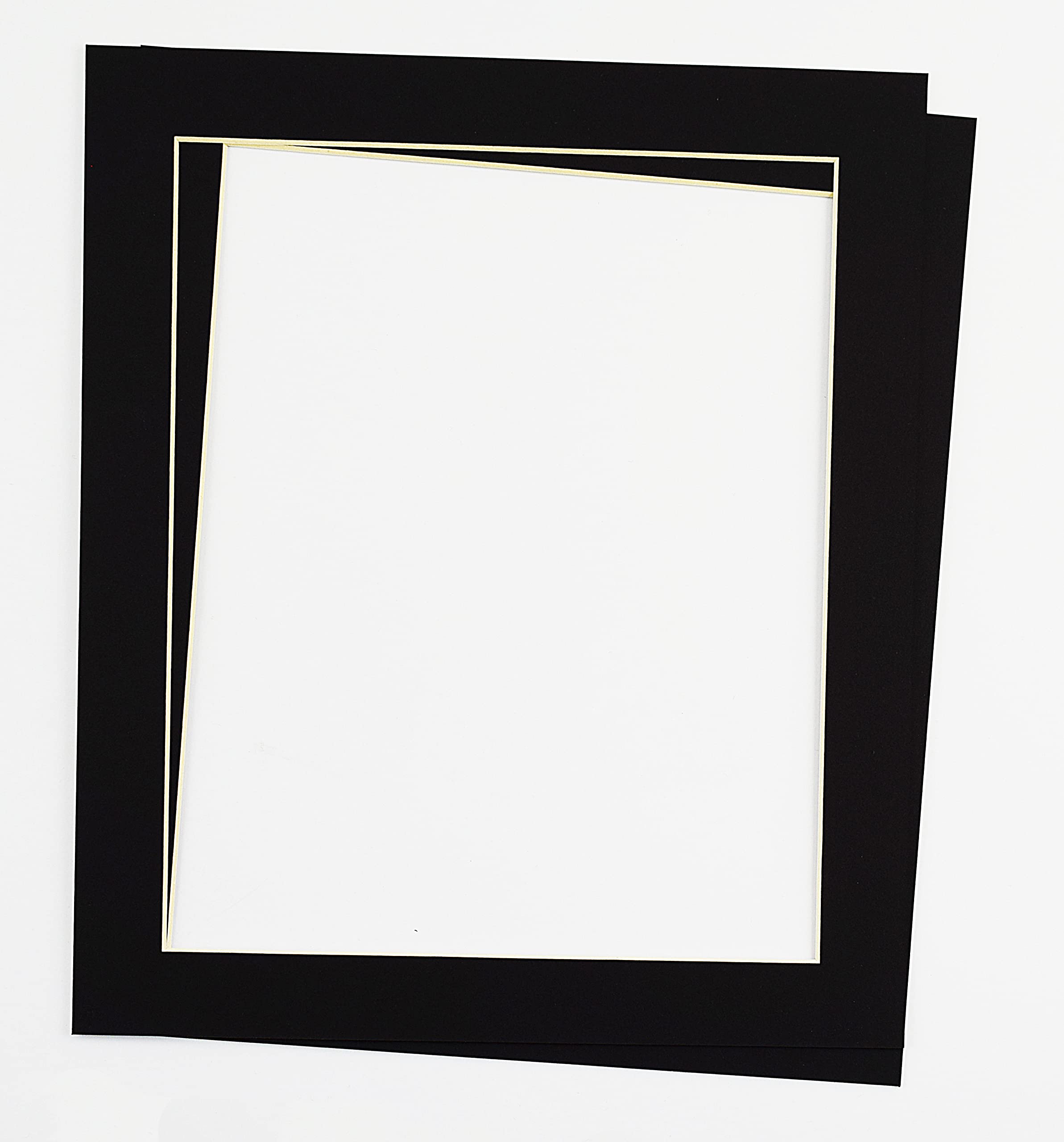 Ppf (Art) Ltd Black Two Pack Of Picture/Photo Mounts Size 30X30cm Fits 20X20cm
