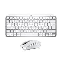 Logitech MX Keys Mini + MX Anywhere 3S, Tastiera e mouse wireless digitazione fluida