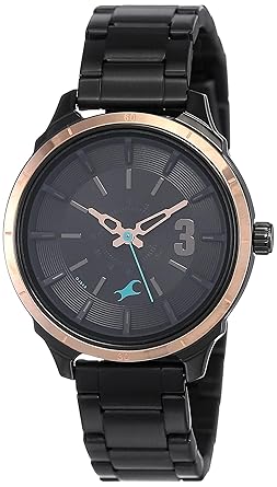 Fastrack All Nighters Analog Black Dial Womens Watch-NN6187KM01