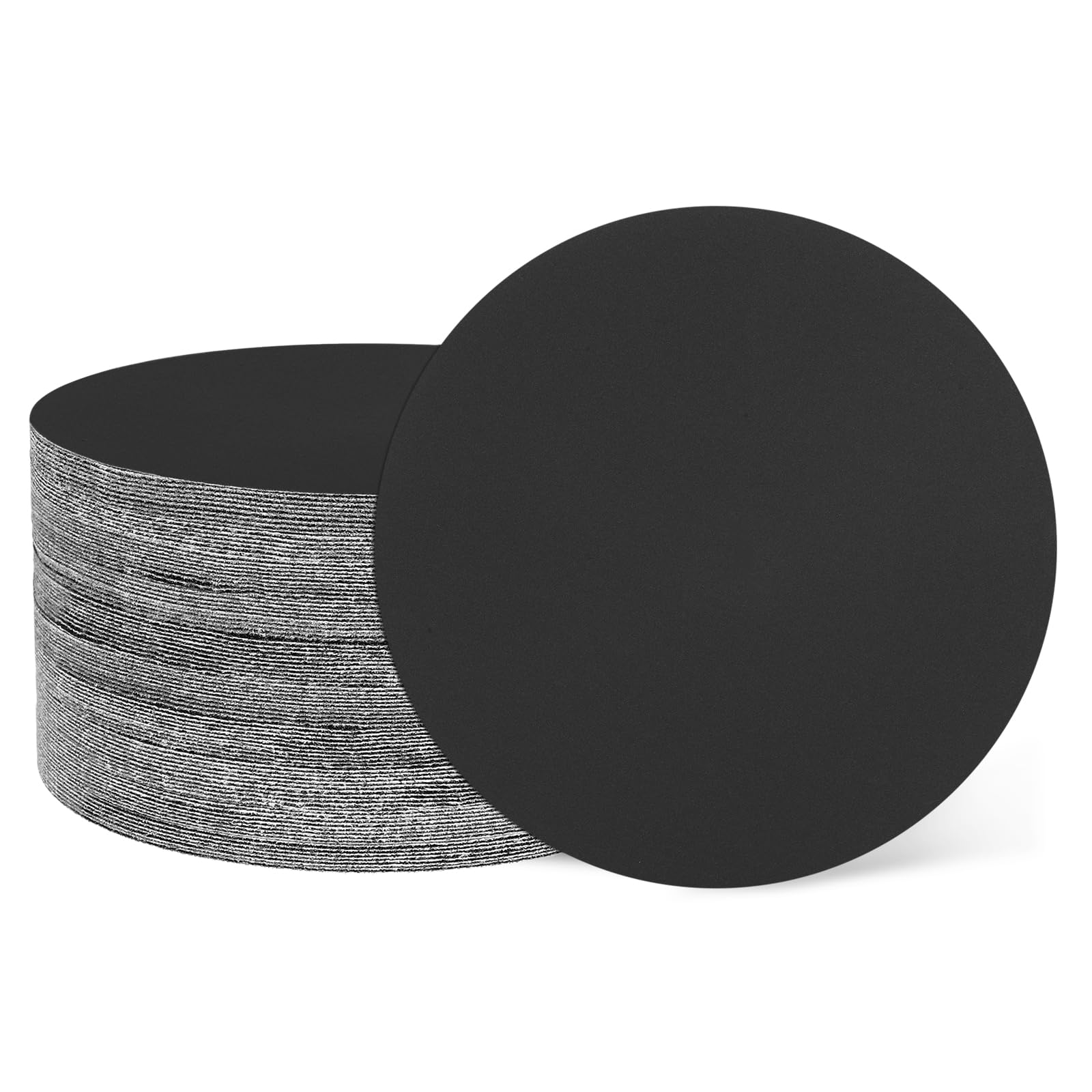 sourcing map 50 Pcs 150mm (6 Inch) Sanding Disc 1000 Grit Hook and Loop Sandpaper Random Orbital Sander Pads for Woodworking Automotive Metal Polishing, Silicon Carbide