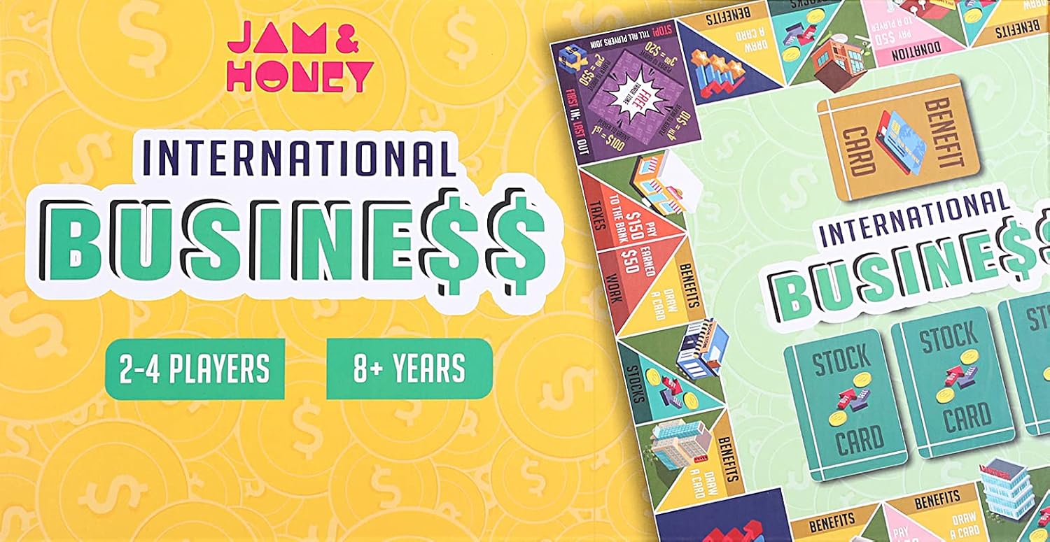Buy Amazon Brand Jam & Honey International Business Board Game Online