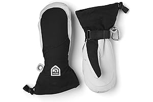 Hestra Heli Ski Womens Glove - Classic Leather Snow Mitten for Skiing, Snowboarding and Mountaineering