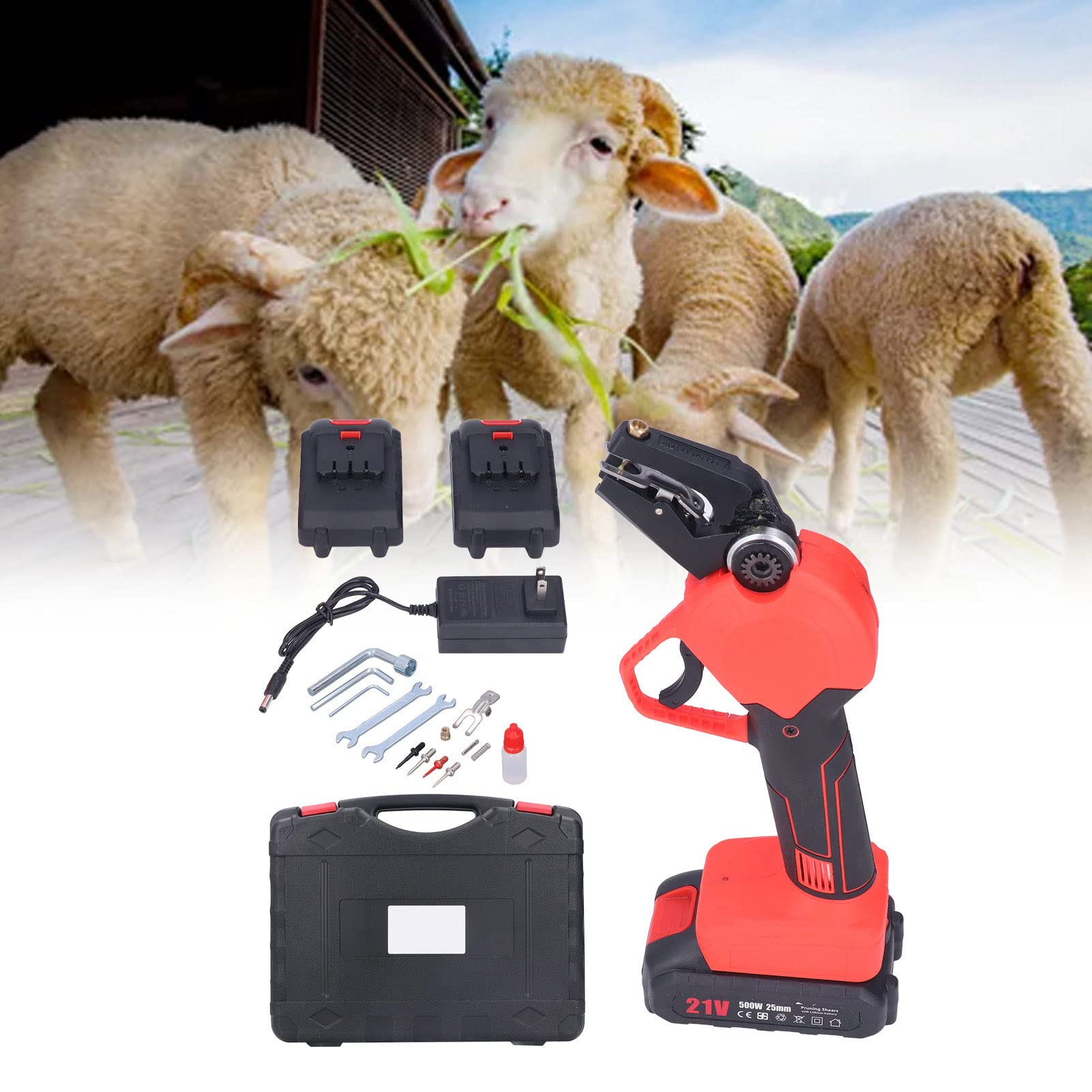 Livestock Tagging Tool, Electric Ear Tag Plier US Plug 110?240V Anti Aging for Sheep for Cattle for Pig