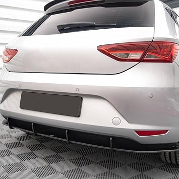 Car Rear Bumper Diffuser Cover Trim for Seat Leon Hatchback MK3 2013-2016